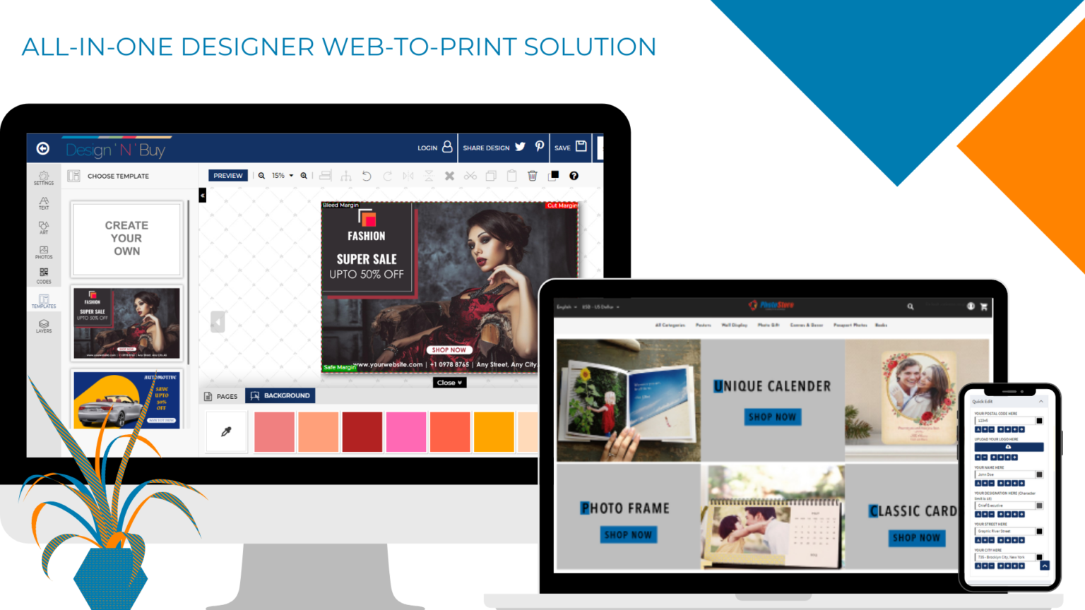 All-in-One Designer Web-to-Print Solution